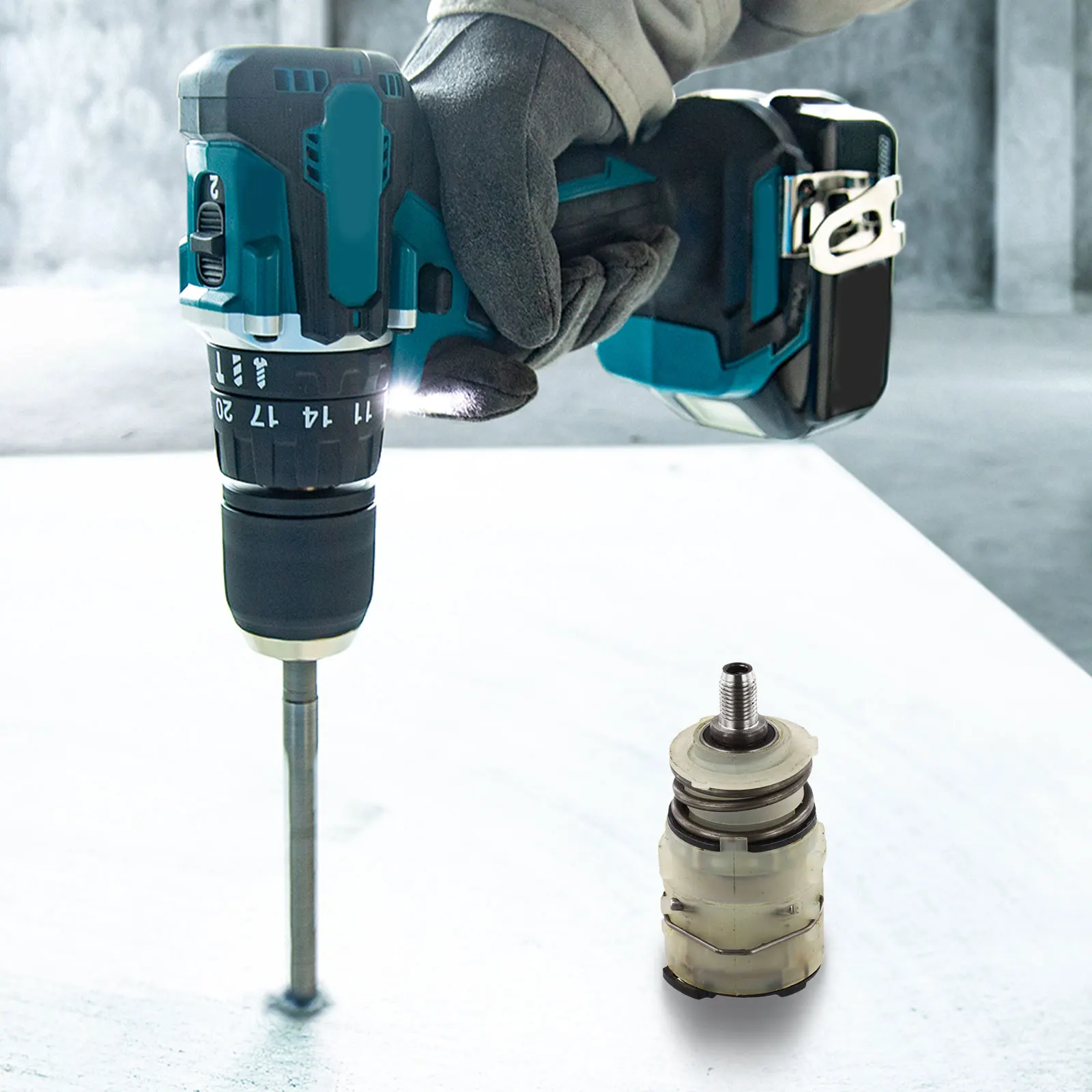 Replacement Drill Gearbox Metal Part for 12V 16 8V 21V Power Tools Compatible with Multiple Cordless Drill Models