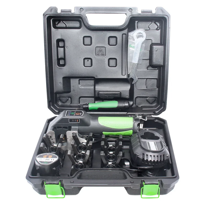 Ferramenta elétrica sem fio cobre Flare, expansor totalmente automático, tubo de cobre 9mm, métrica e imperial com carregamento, DZSH-E900A