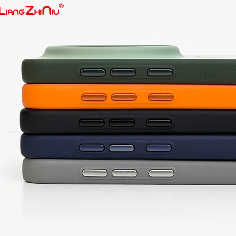 ل Vivo X300 Pro Vivo X300 حافظة هاتف مغناطيسية موضة نغمتين من البولي يوريثان حافة ناعمة Magsafe شحن لاسلكي مضاد للبصمة