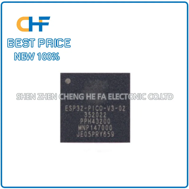 1pcs/5pcs ESP32-PICO-V3-02 QFN48 Wi Fi+Bluetooth dual-mode 8MB flash MCU chip brand new original stock