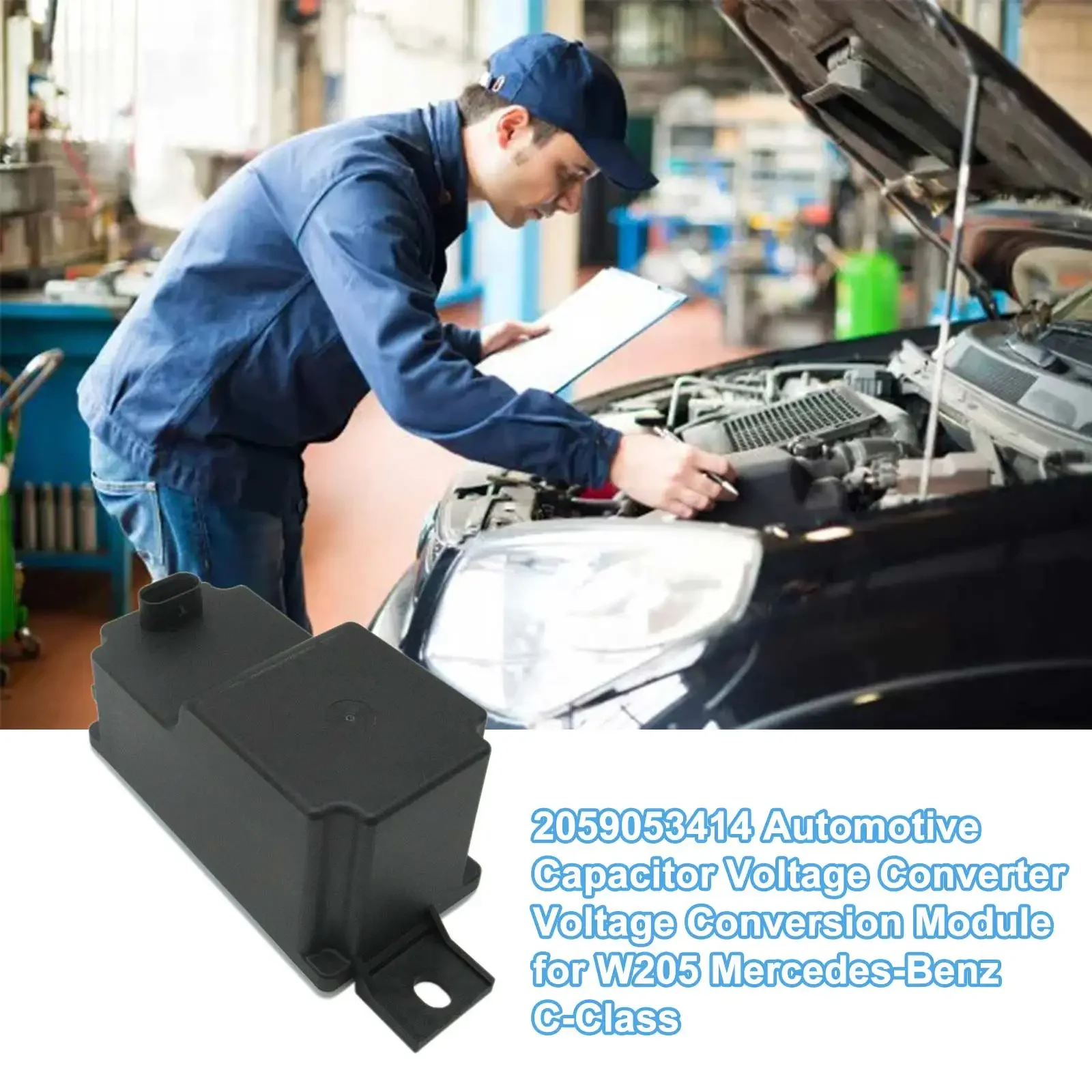

Capacitor Voltage Converter Fit For Mercedes Benz C-Class W205 2059053414