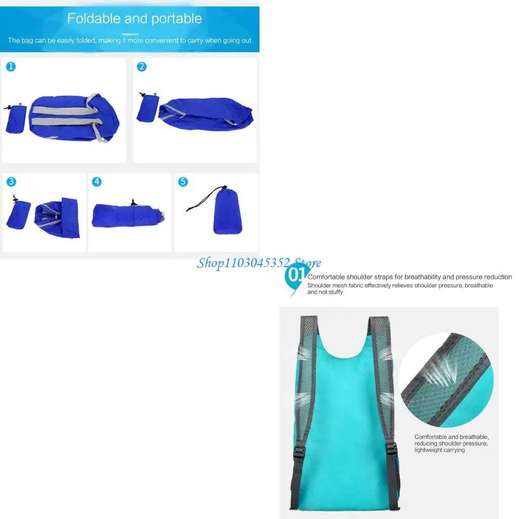 

Туристический рюкзак Сверхлегкий складной рюкзак Брызгозащищенный складной рюкзак