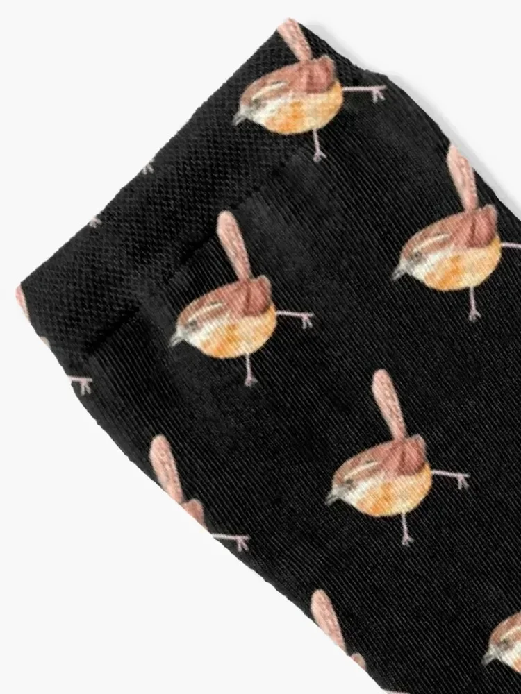 Carolina Wren Socks golf warm winter Run short Socks Man Women's