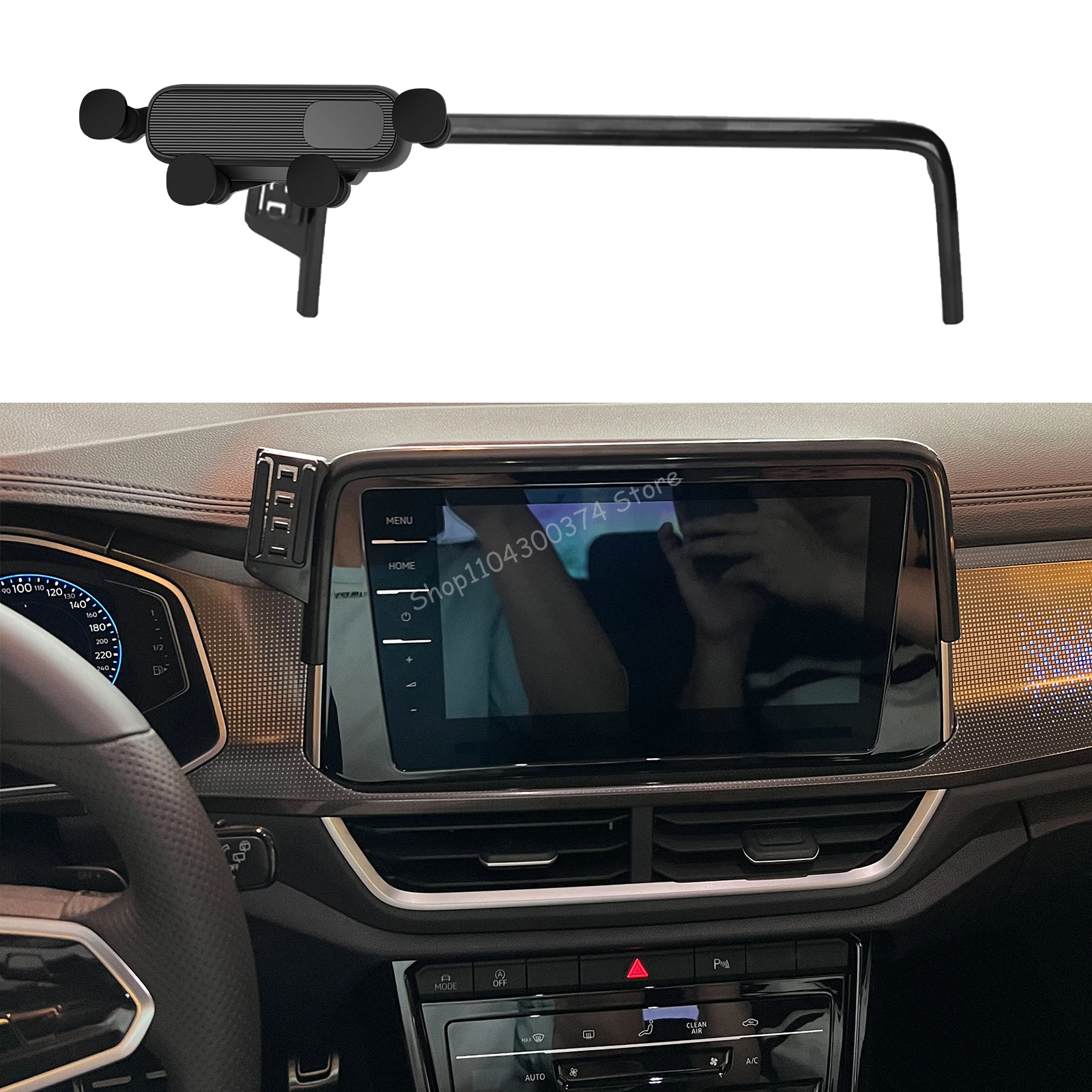 

Car Mobile Phone Holder for VW T-ROC 2023 2024 2025 Accessories GPS Bracket Navigation Stand Auto