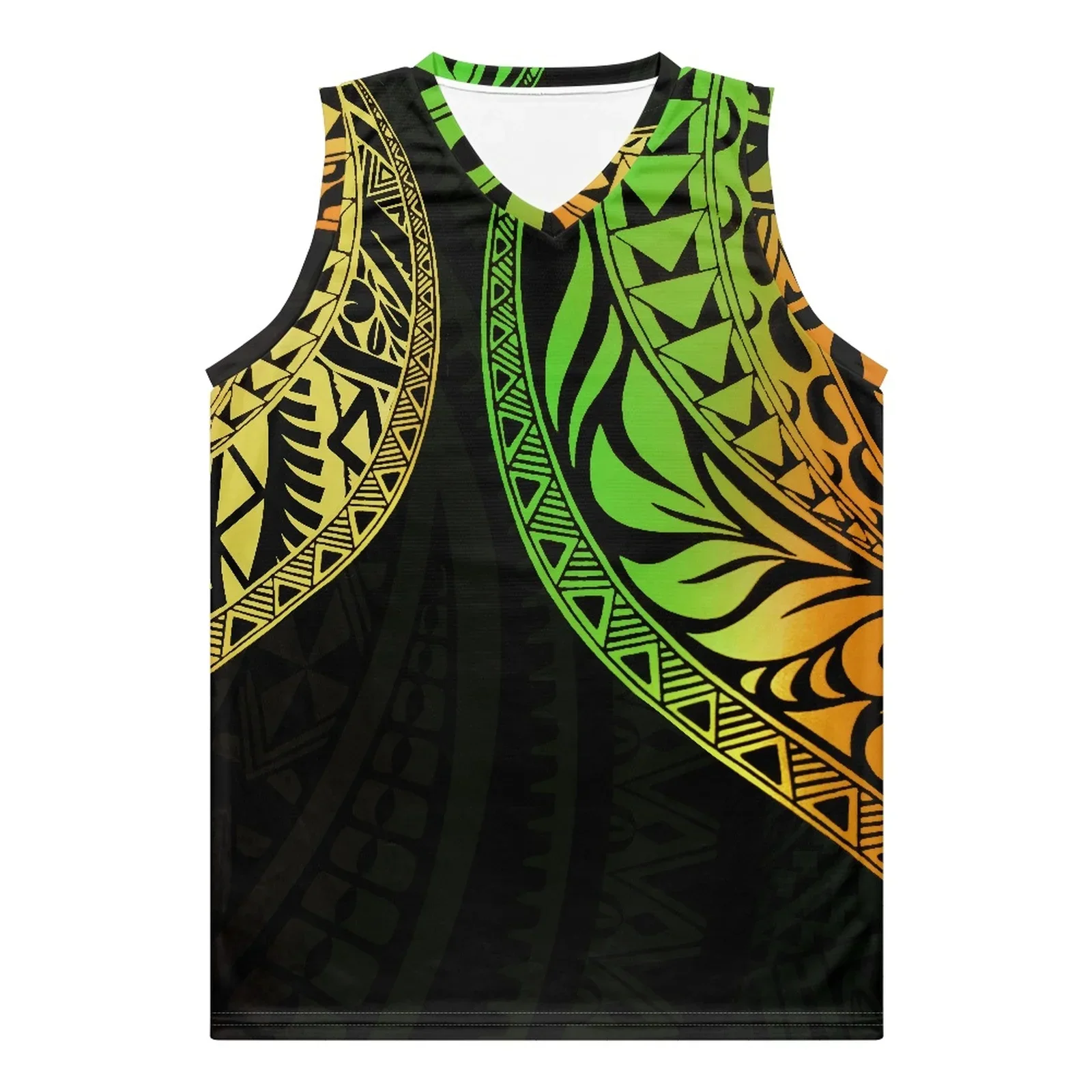 Polynesian Tribal Fijian Totem Tattoo Fiji Prints Basketball Jerseys Men Digital Full Sublimation Uniform Quick Dry Tracksuits