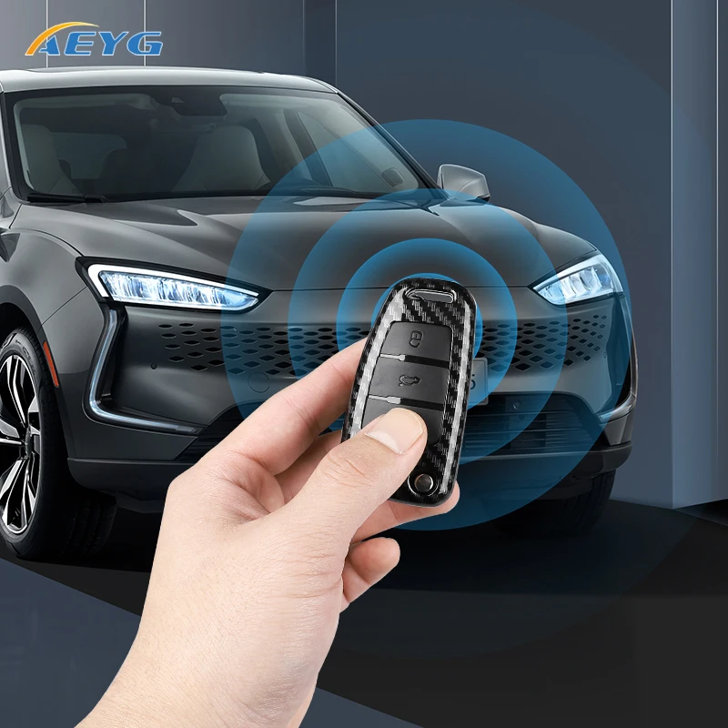 ABS Carbon Fiber Car Key Case Cover For Audi A1 A3 A4 8P 8L 8V A5 B6 B7 A6 A7 C5 C6 Q3 Q5 Q7 4F S3 S4 S6 RS3 TT Shell Fob view 6