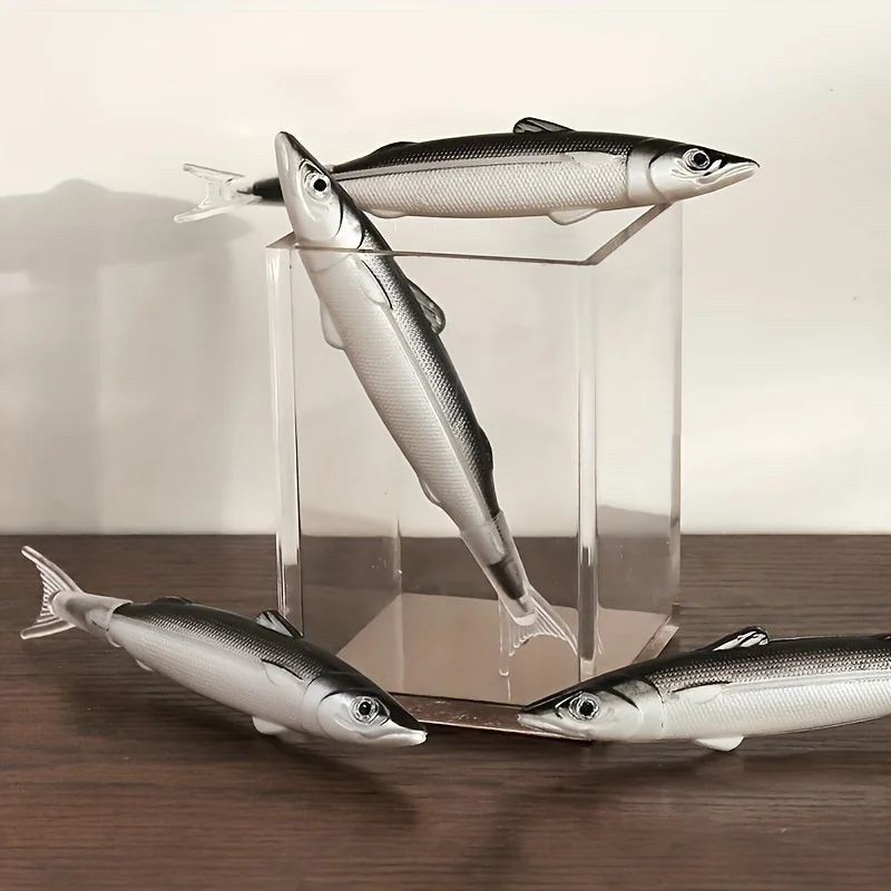 2 Stück – auffällige, lustige Fischstifte – perfekt für Büro- und Partygeschenke, einzigartige Schreibwarengeschenke mit Meeresmotiv – Detail 5