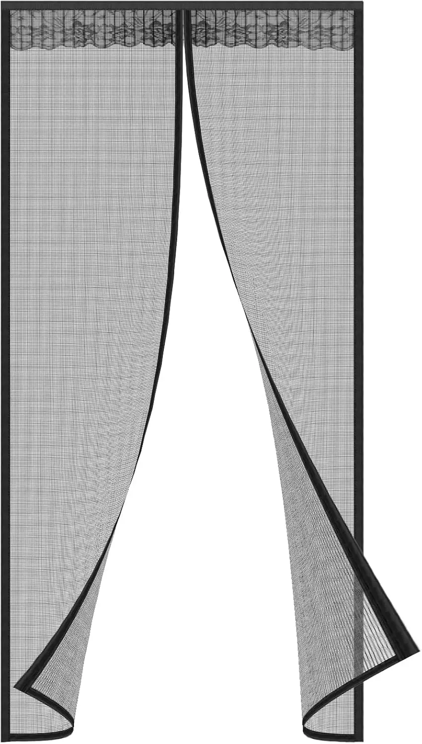 110-150 cm Width, Reinforced Magnetic Screen Door, Anti Mosquito Curtain Mesh for Door
