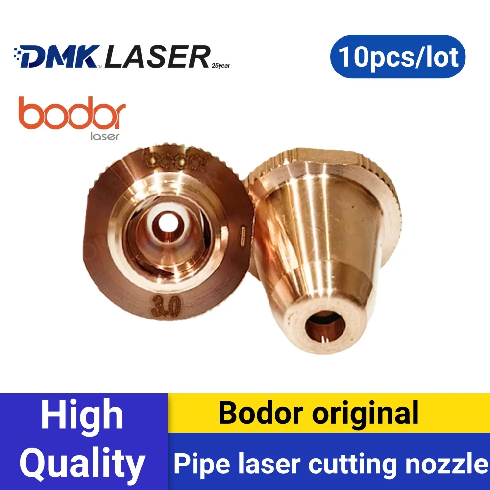 10pcs/lot Bodor original laser pipe cutting nozzles BD14-02C-D-d3.0 single/double layer for BODOR laser cutting macine