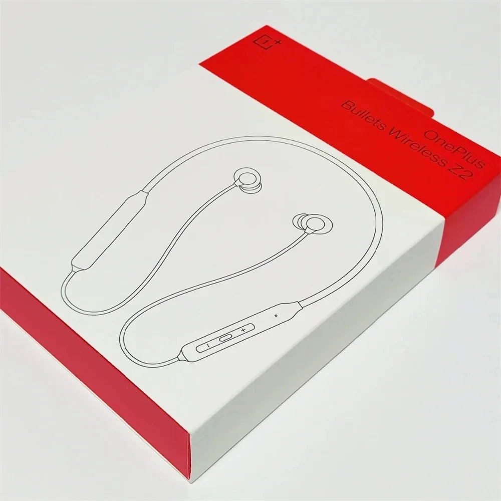 Оригинальные беспроводные наушники Oneplus Bullets Z2 Беспроводные наушники с ИИ шумоподавлением Беспроводные спортивные наушники 30 часов работы от батареи IP55