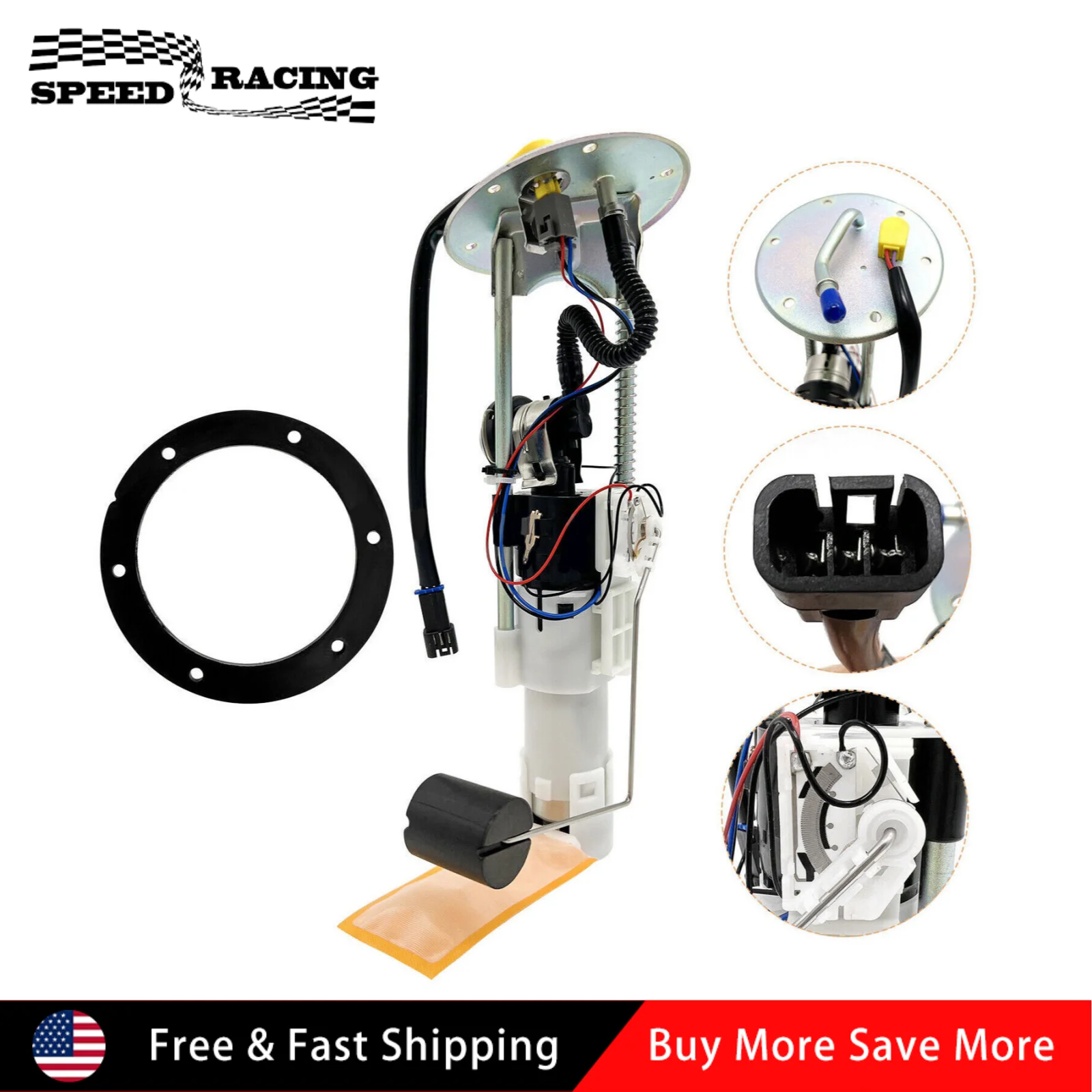

2520437 47-1041 6 Bolt Fuel Pump Assembly For 2005-2007 Polaris Sportsman 700 EFI 800 EFI MP-1185