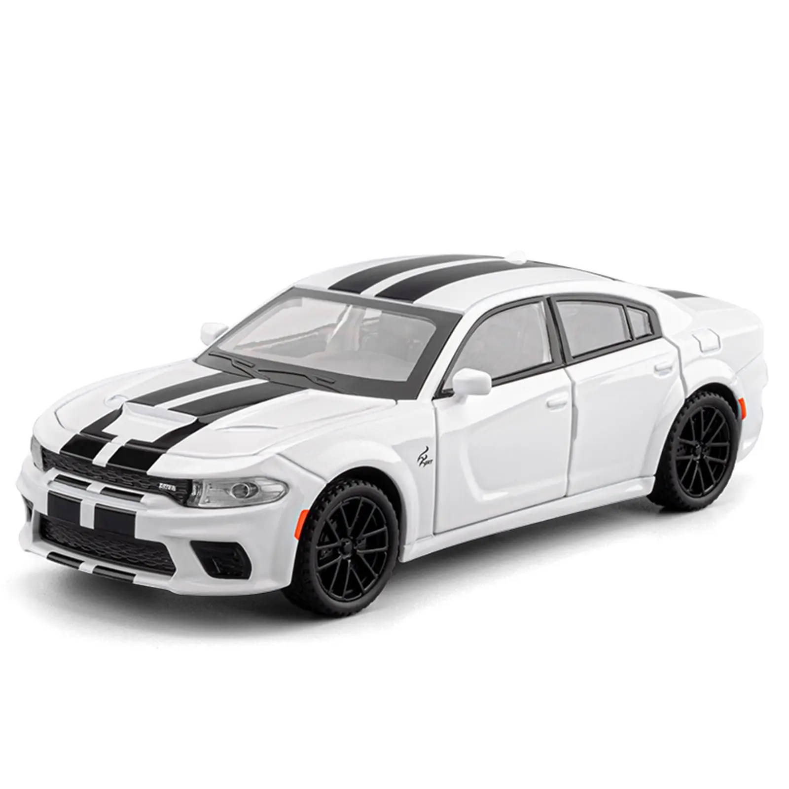 1:32 Dodge Charger SRT Sportwagen Legierung Automodell Sound und Licht Zurückziehen Kinderspielzeug Sammlerstücke Geburtstagsgeschenke