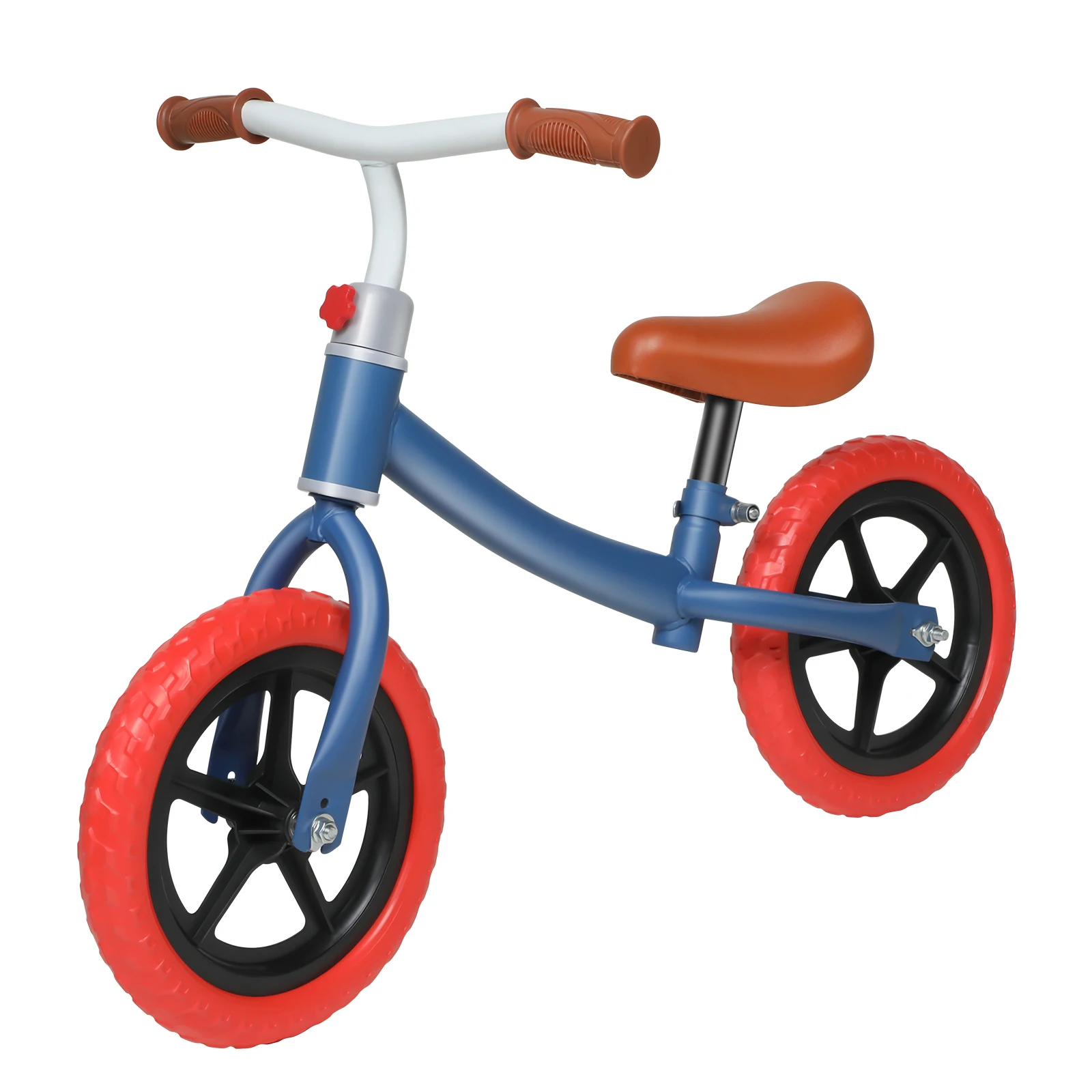 

11inch Kids Balance Bike Adjustable Height Carbon Steel & PE Tires for 2-6 Years