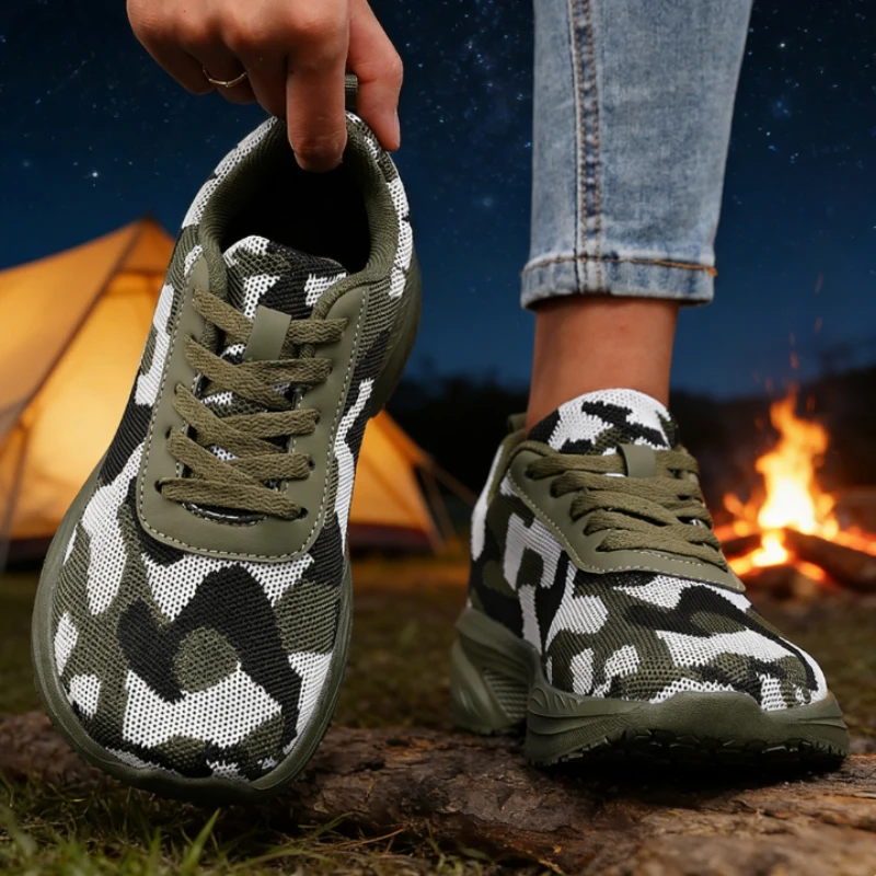 Camouflage Schuhe Outdoor Wandern Student Militärische Ausbildung Release Turnschuhe Baustelle Frühling Sommer frauen Wanderschuhe