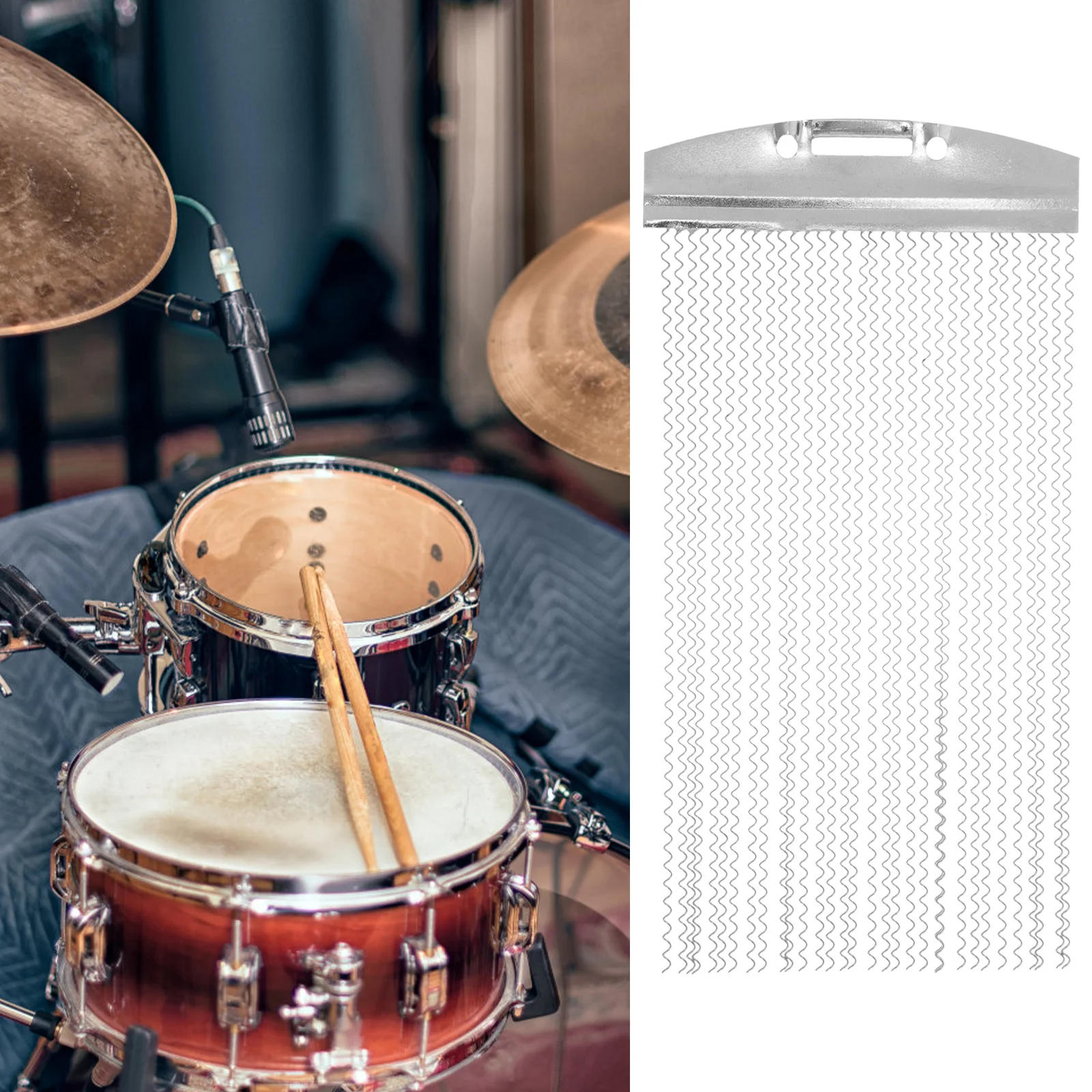 

Snare Drum Instrument Accessory Accessories Percussion Silver Sturdy Belt Anti-rust for