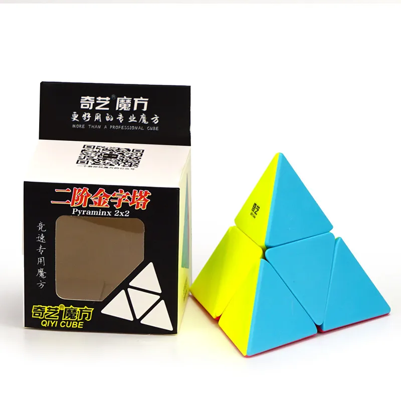 

[ECube] QiYi Pyraminx 2x2 Cubo Magico Speed Toy Magic Cube Professional Game Smooth Creative Safety Education Puzzle Gift