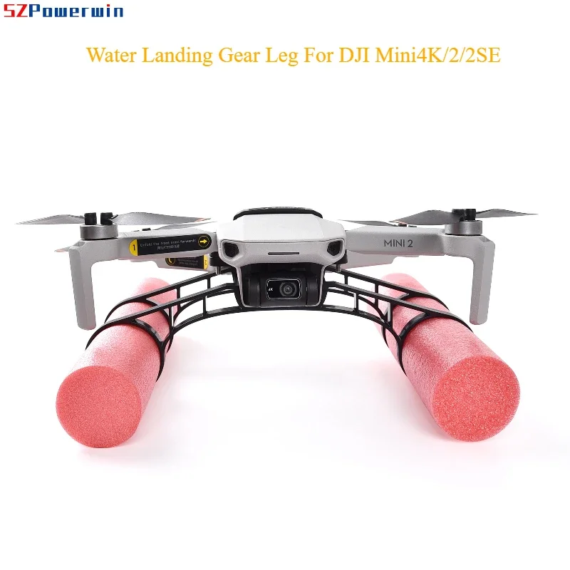 Para mini 4k drone acessórios trem de pouso de água kit treinamento perna tripé para dji mini 2/mini se/mini drone amortecimento trem de pouso