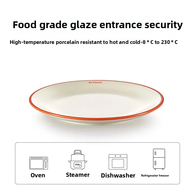 

Bowl Set, Household Creative Dishes, Tableware, Ceramic Underglaze Colored Rice Bowls and Plates