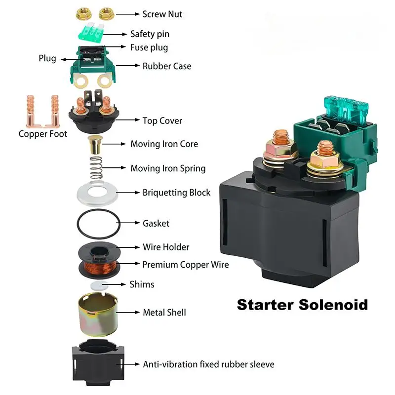 Motorfiets Startrelais Voor HONDA CBX VTR250 CB400 CB550 GL650 GL1000 NT650 NT250 STREET BIKE CB700 VT500 VF750C VF1000 VF700