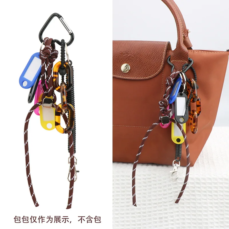 Leaning Yue minority Korean mountaineering rope accessories bag pendant lovers fashion sports style key chain high appearance le