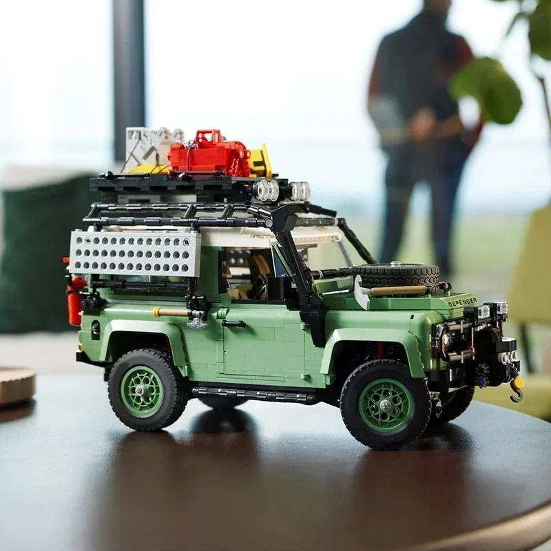 Technical Car SUV Rover Defender 90 Compatible 10317 Lands Bricks Toys Model Buiding Project for Adults Construction Gifts Kids