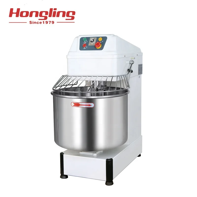 Hot sale HS60 flour dough mixing kneader 25Kg bread spiral dough mixer