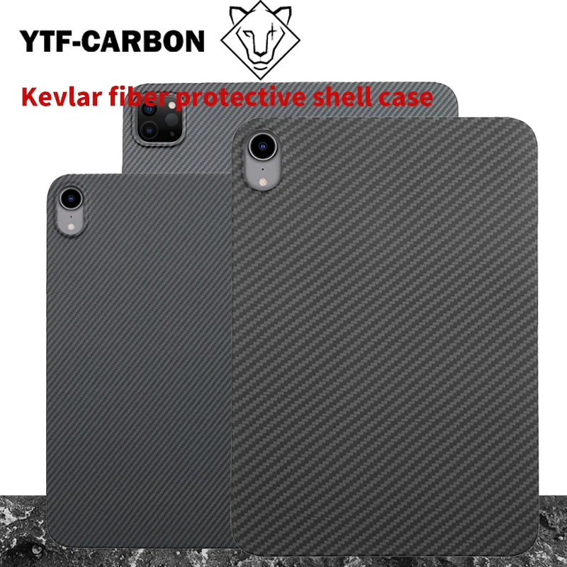 YTF for Apple iPad mini7 protective case 2024 8.3-inch Pro Kevlar mini6 aramid carbon fiber tablet protective case 11 inch