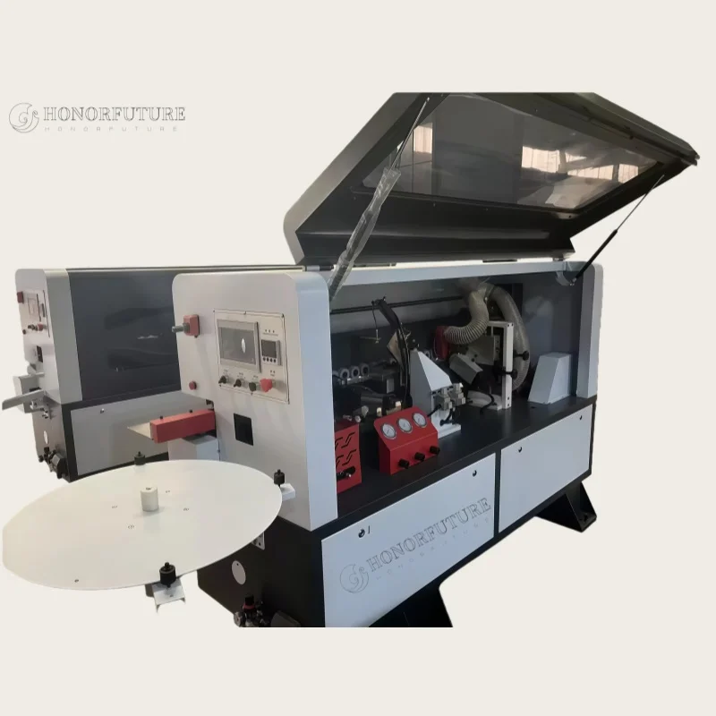 Wholesale Price Wood MDF PVC Strip Glue Edge Bander with Scraping Buffing Straight Line Automatic Edge Banding Machine for Sale
