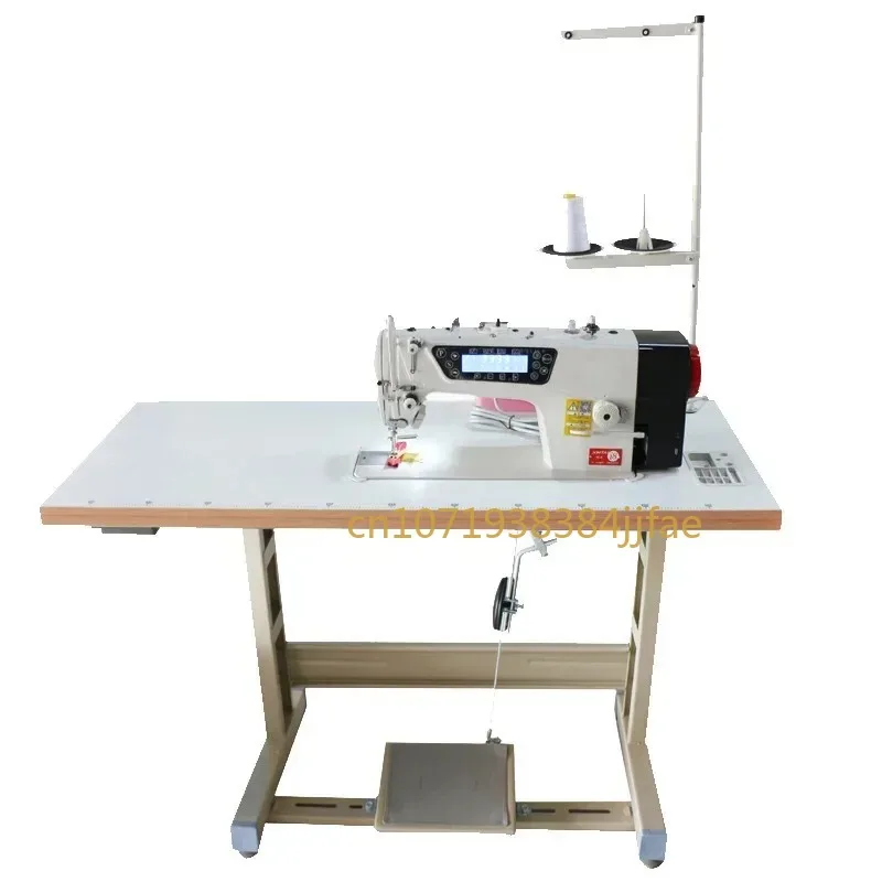 Computer Direct Drive Flat Sewing Machine Automatic High Speed Industrial Sewing Machine with Table