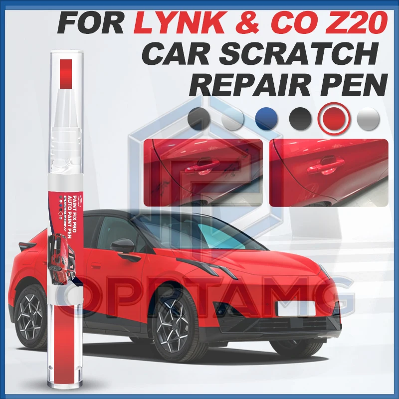 

Автомобильные инструменты и аксессуары: Карандаш для ремонта краски Lynk & Co Z20, аксессуары для устранения царапин, цвета: бежевый, красный, синий, серый, белый, розовый, B