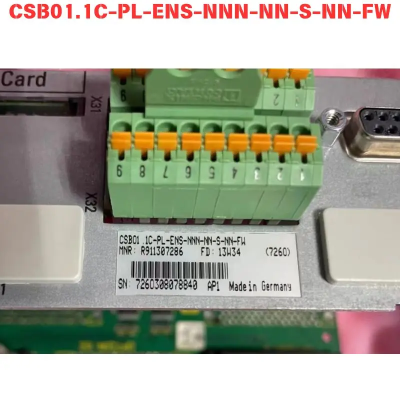 Used OEM disassembled parts Axis card CSB01.1C-PL-ENS-NNN-NN-S-NN-FW Functional test OK Fast delivery