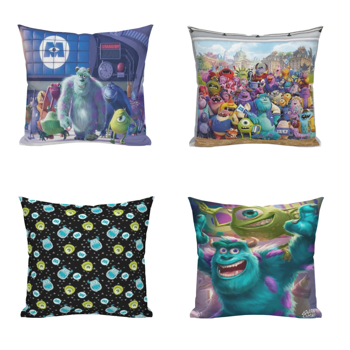 

Anime-Monsters-Inc-Cartoon Cushion Office Classroom Chair Cushion Couch Pillow Bedroom Floor Winter Thick