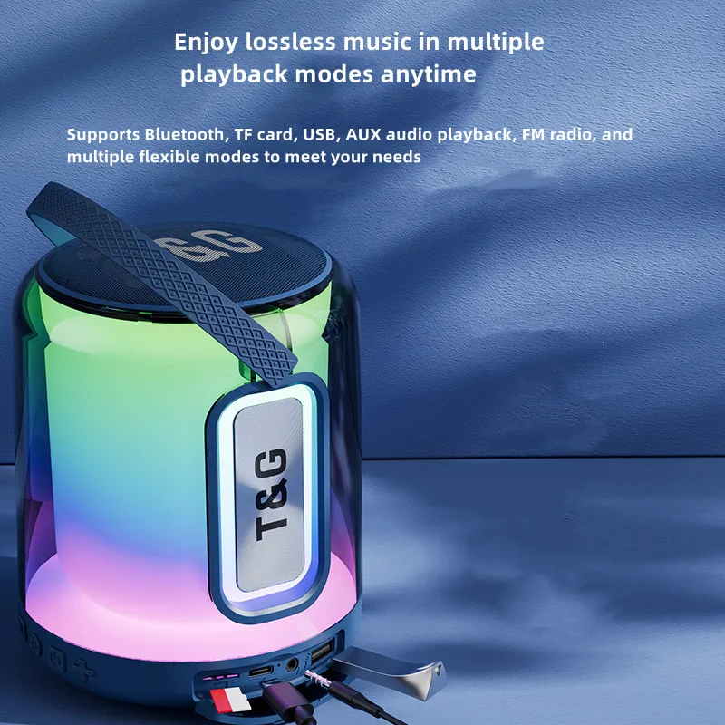 Bluetooth speaker, ambient light, computer subwoofer, outdoor wireless sound, pulsation, outdoor sports