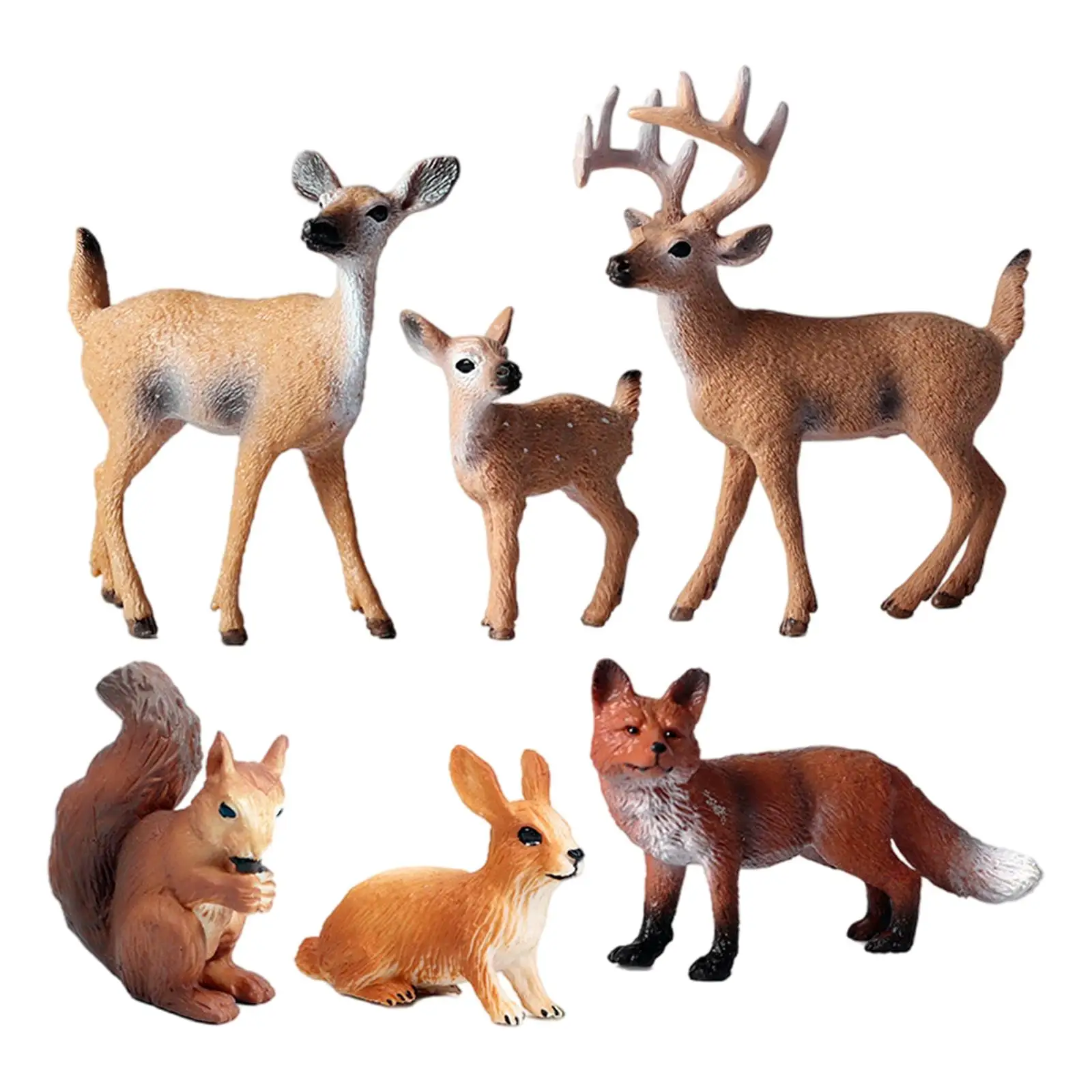 Kids Educational Toy Plastic Animal Figures Set Simulation Models for 4-6 Years Old Children Cognitive Skills Training