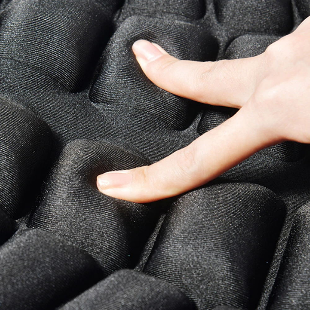 

13.9x15.3in Universal Motorcycle Seat Cushion with 3D Shock Absorption & Waterproof BSR Lycra - Dual Non-Slip Gel