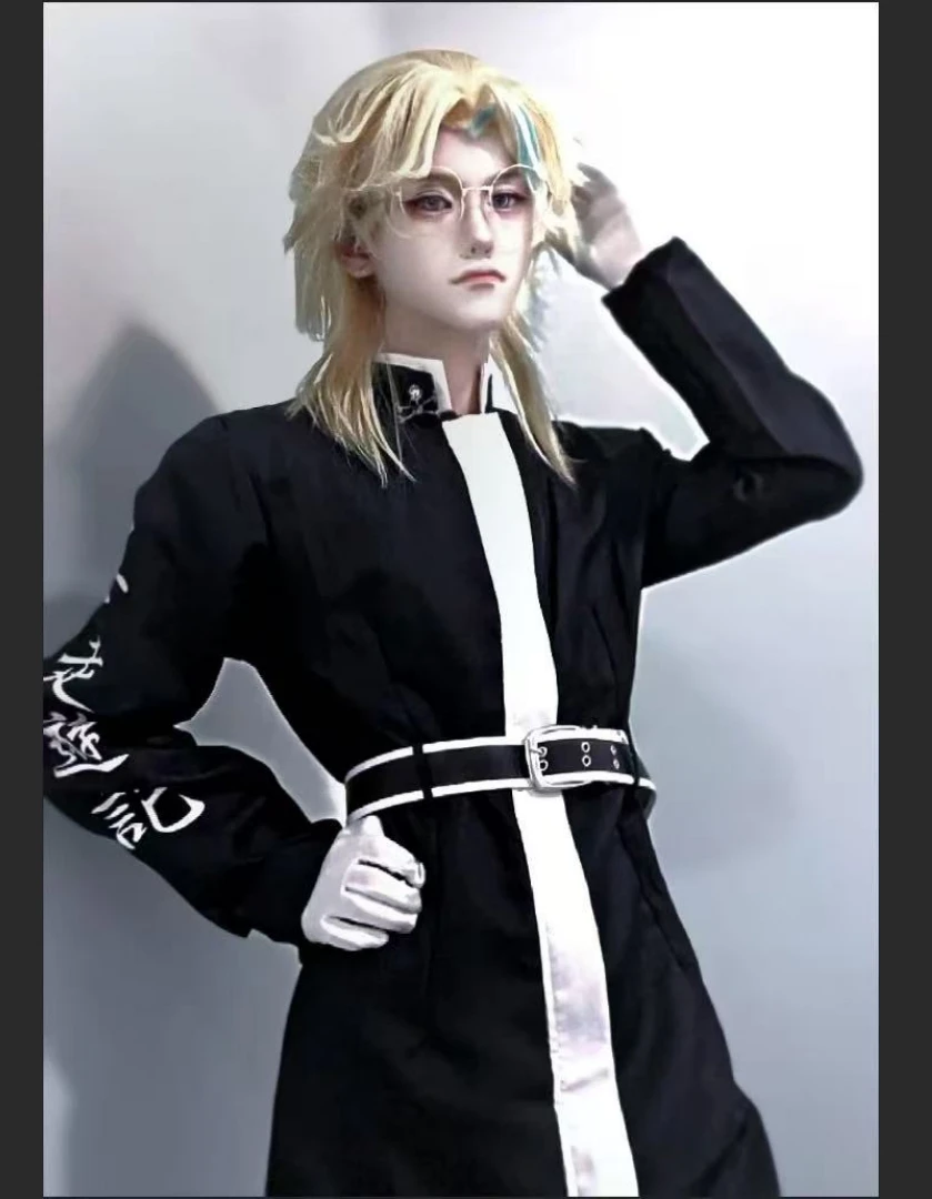 

Anime Delinquent Character Cosplay Set Grey-Haired Leader & Purple-Haired Fighter Outfit Full Costume Collection