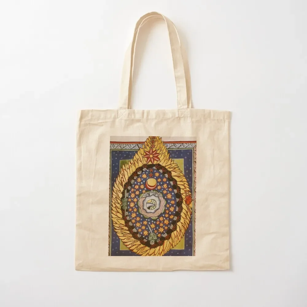 

COSMIC EGG by Hildegard von Bingen Tote Bag large tote the Women's handbag