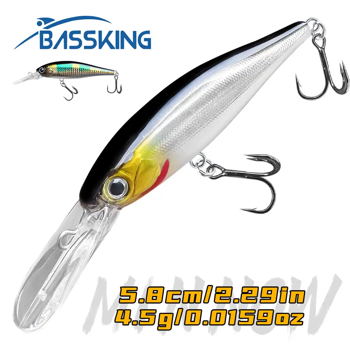 Bassking Minnow Fis…