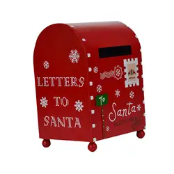 Xmas Delivery Mailbox Christmas Letter Box Christmas Decoration Mailbox for Garden Front Door Wedding Party Decoration