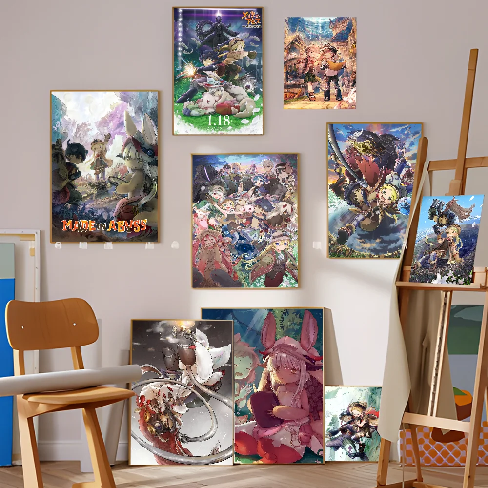 Anime MADE IN ABYSS Whitepaper Poster HD Quality Poster Wall Art Painting Study Room Wall Decor