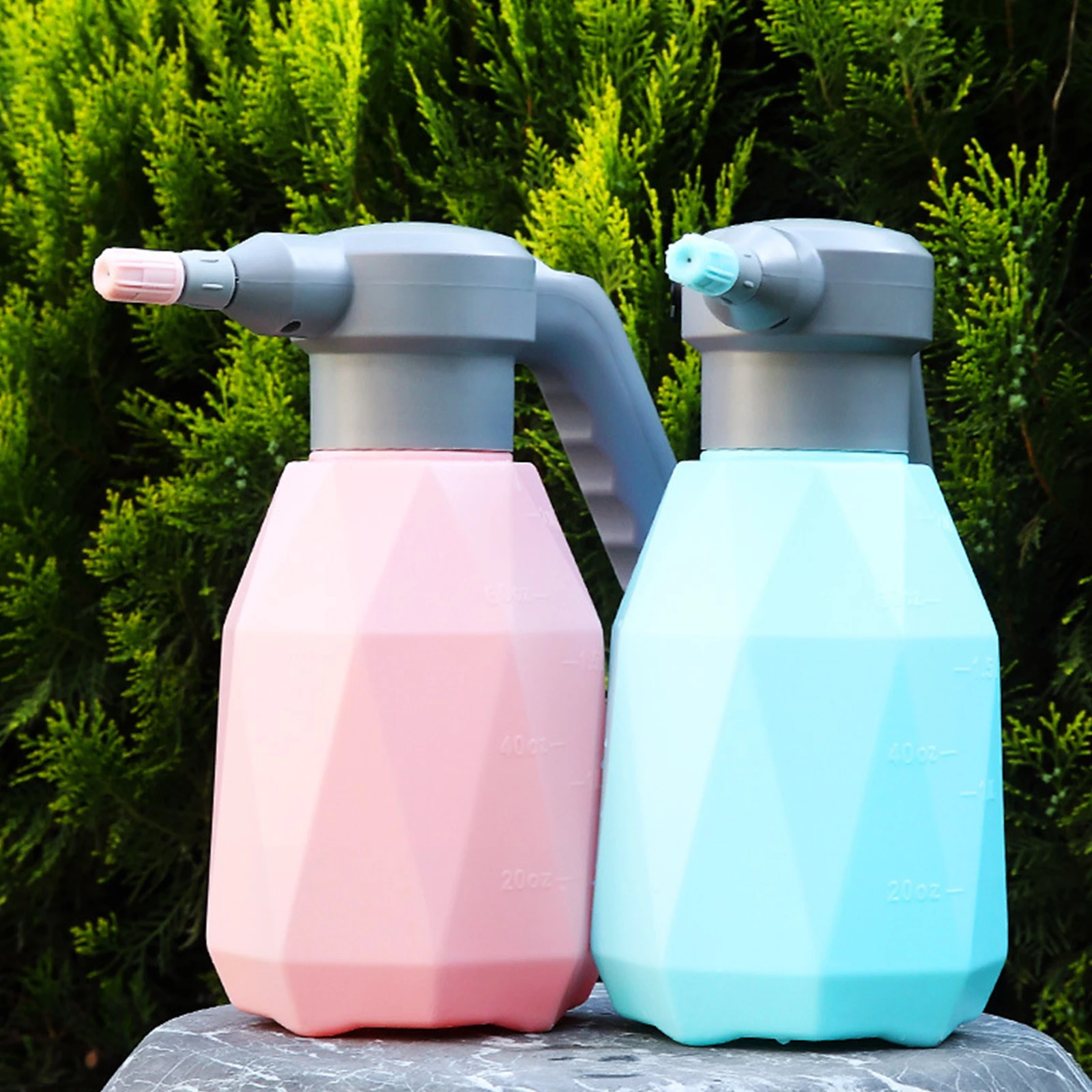 2L USB Handheld Automatic Garden Sprayer Electric Plant Mister Spray Bottle Watering Can Spritzer Adjustable Spout Plant Tools