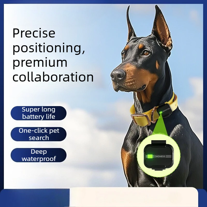 C9 Pet GPS Tracker Collar Anti-Lost Dog Locator Real-Time Tracking Waterproof Hunting Dog Tracking Device