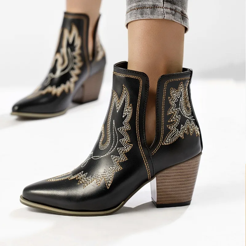 Women Boots Vintage… - image