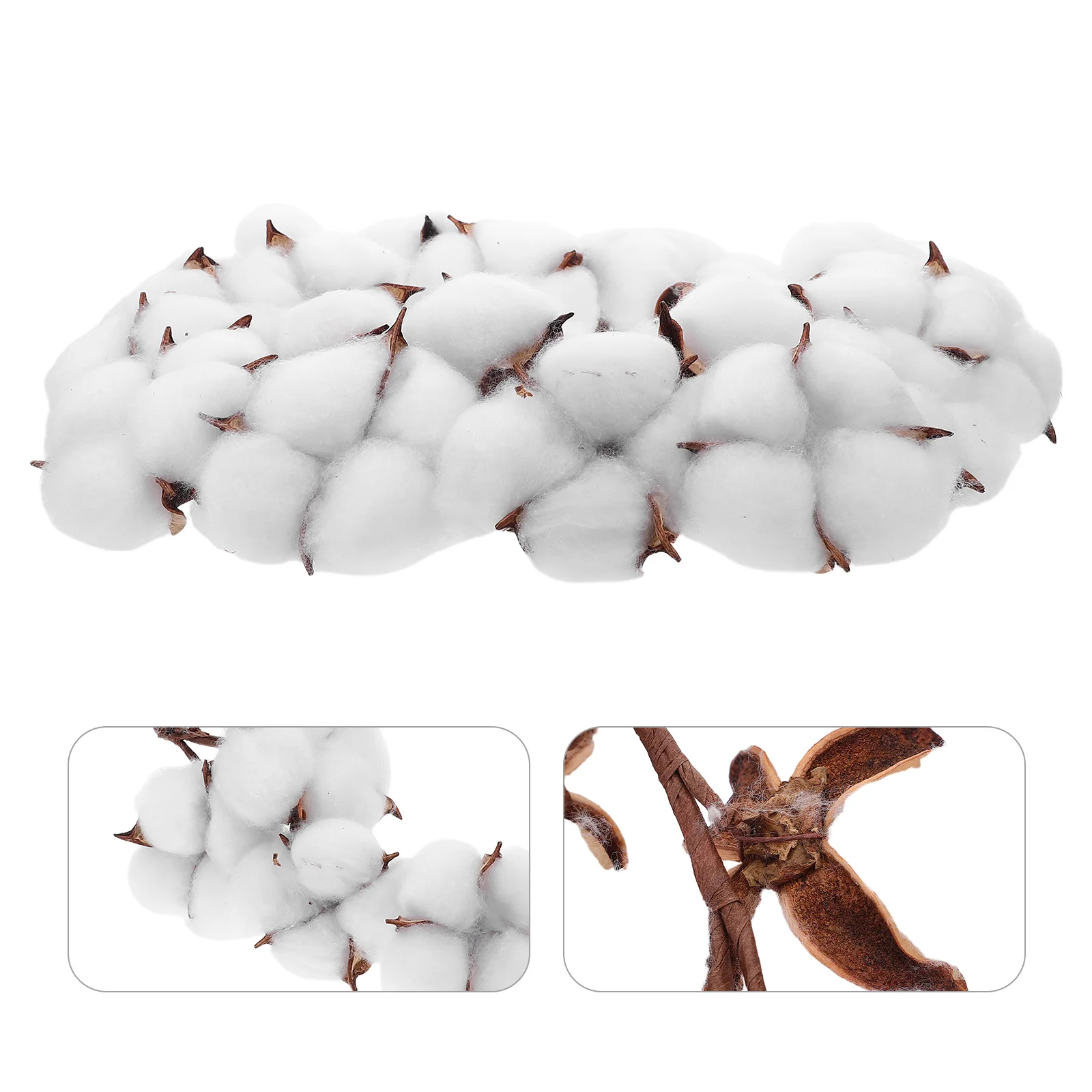 محاكاة إكليل القطن اليدوية الخشب مزرعة عيد الميلاد باب الديكور جارلاند حفلة ديكور جدران المنزل والمكتب