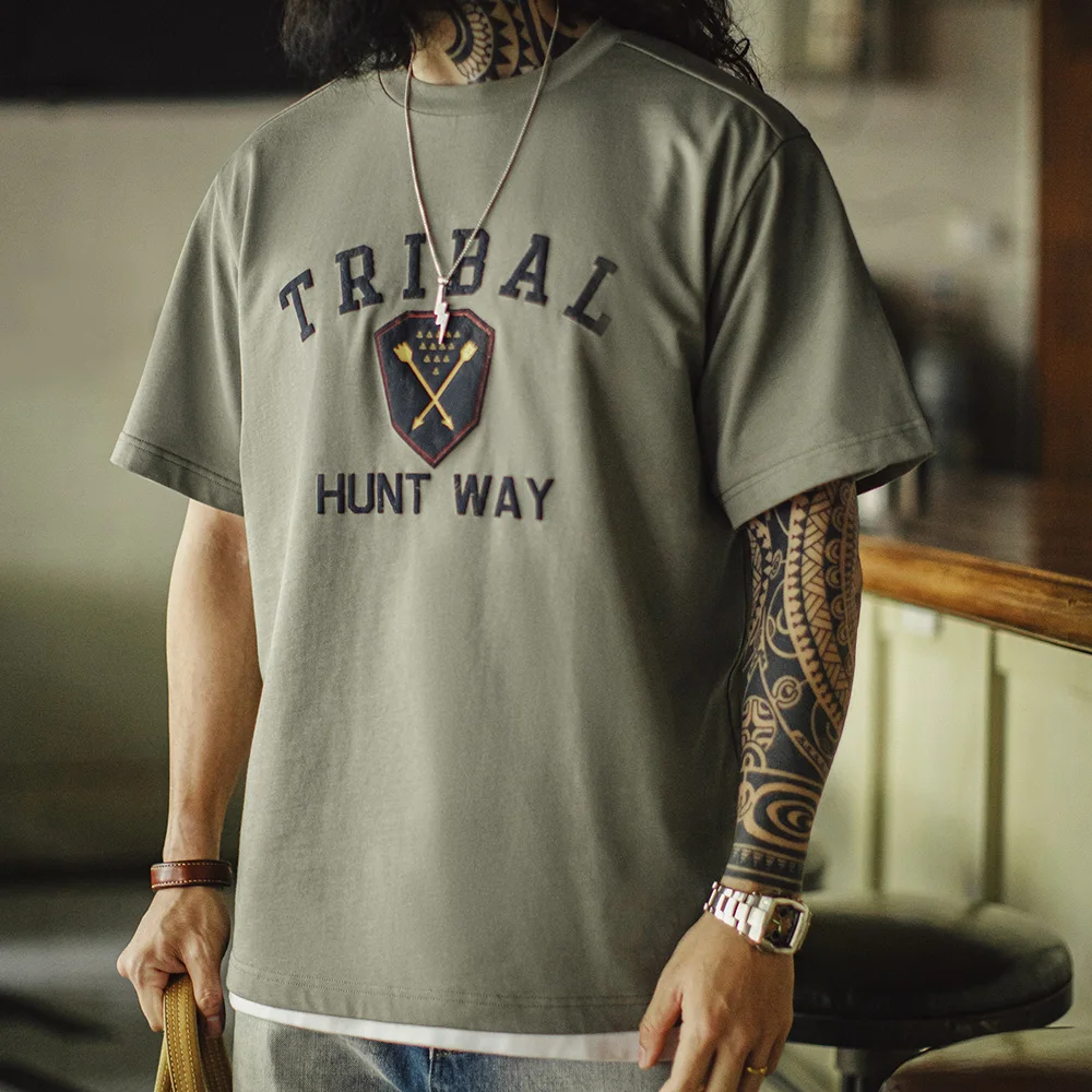 Maden Vintage Hunting 3D Print Short Sleeve T-Shirt Men's Summer Outdoor Round Neck Tee Casual Streetwear Versatile Male Tops