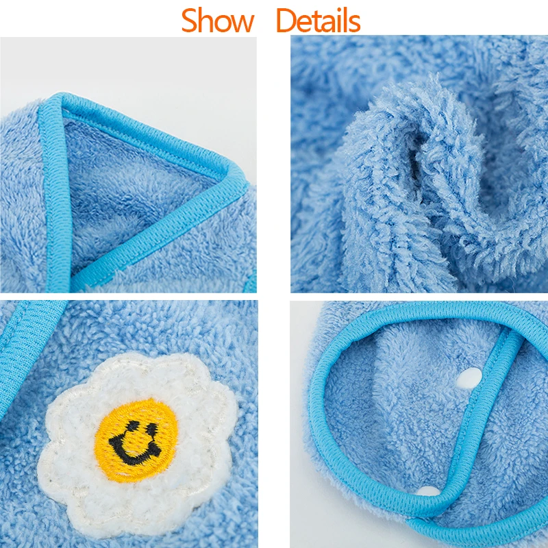 Soft Fleece Pet Dogs Clothes for Small Medium Dogs Winter Warm Puppy Cat Vest Chihuahua Jacket Teddy Yorkie Shih Tzu Waistcoat