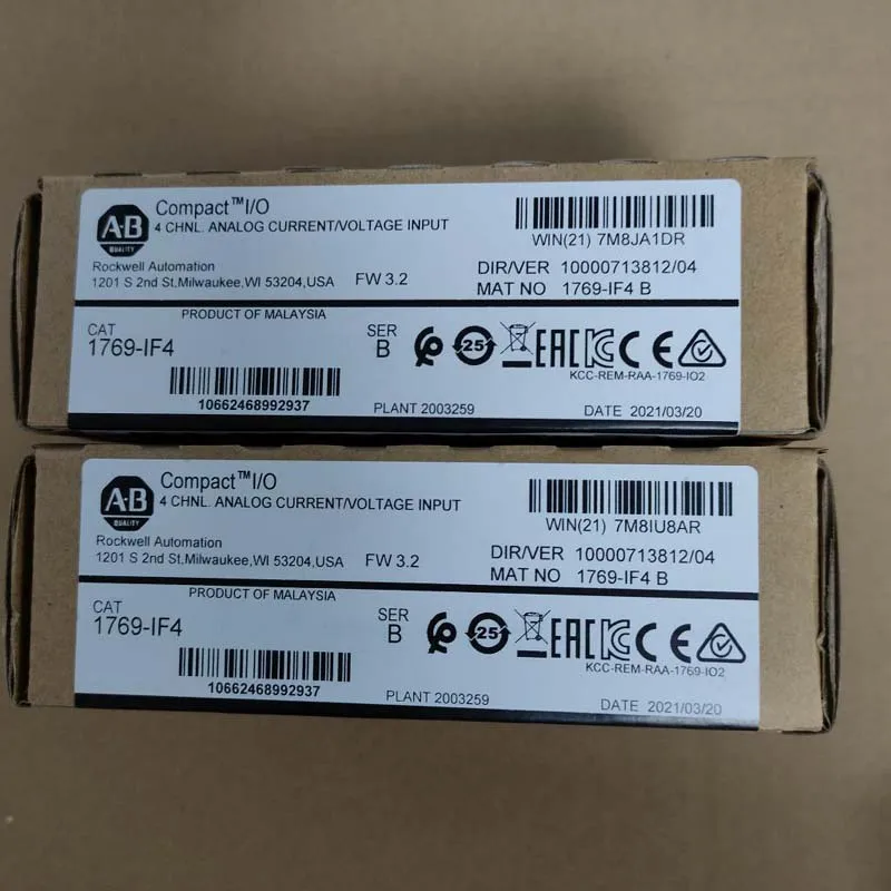 

New Original 1762-OW16 1769-HSC 1769-IA16 1769-IF4 1769-IF8 1769-IQ16 Allen-Bradley POINT I/O Modules EtherNet/IP