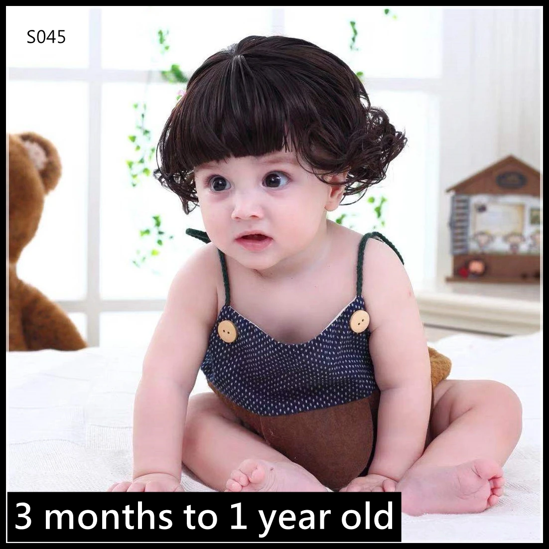 Kids Wigs Toddler Hair Accessories Children\'s Photography Props Fun Cute Headwear for Boys Girls Baby Newborn Modeling Headdress