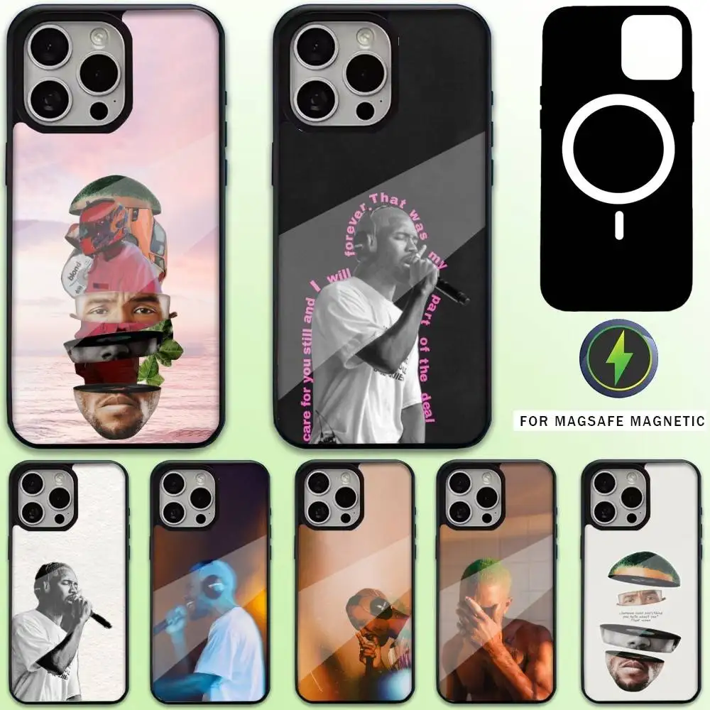 

Singer Frank Blonde Oceans Hot Phone Case For iPhone17,16,15,14,13,12,11 Plus,Pro Max Magnetic For Magsafe Wireless Charging