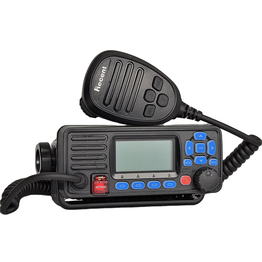 RS-509M Digital VHF FM Marine Transceiver for Fishing Boats 25W IPX7 Waterproof 40-50km Range Dual/Tri-Watch DSC Offshore